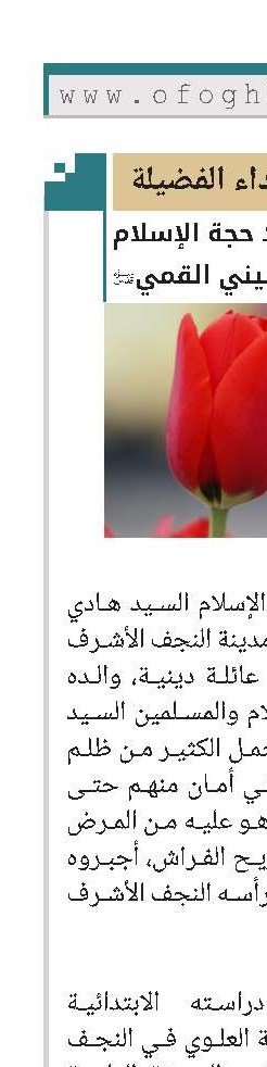 الشهید حجة الإسلام السید هادي الحسیني القمي(ره)